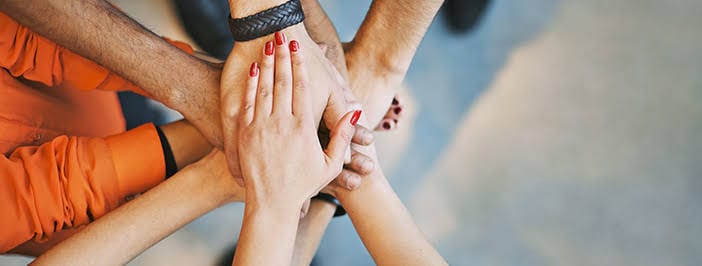 hands in collaboration - Square3: NEW NAME. SAME GREAT SERVICE.